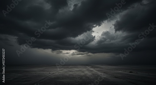Fototapeta Naklejka Na Ścianę i Meble -  Ominous Weather on the Horizon
