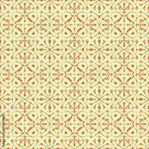 Creative patterned fabric texture in the form of a square