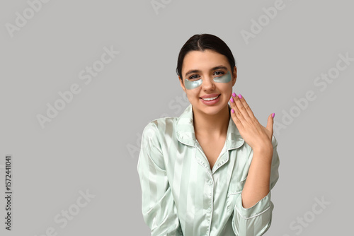 Happy young woman with unde...