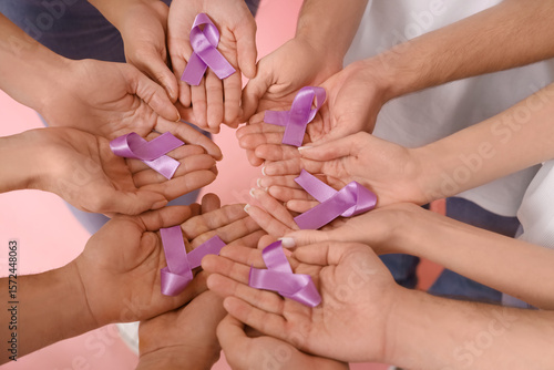 People with lavender awaren...