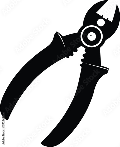  wire loom vector black silhouette illustration on.eps