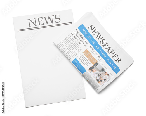 Blank and daily newspapers ...