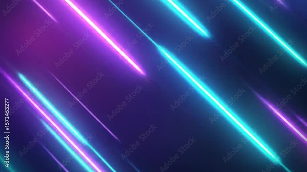 Diagonal Neon Light Trails Diagonal Neon Light Trails