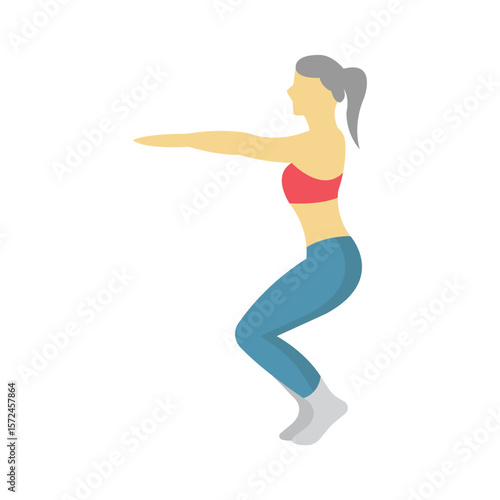 Physical exertion Vector Icon which can easily modify or edit