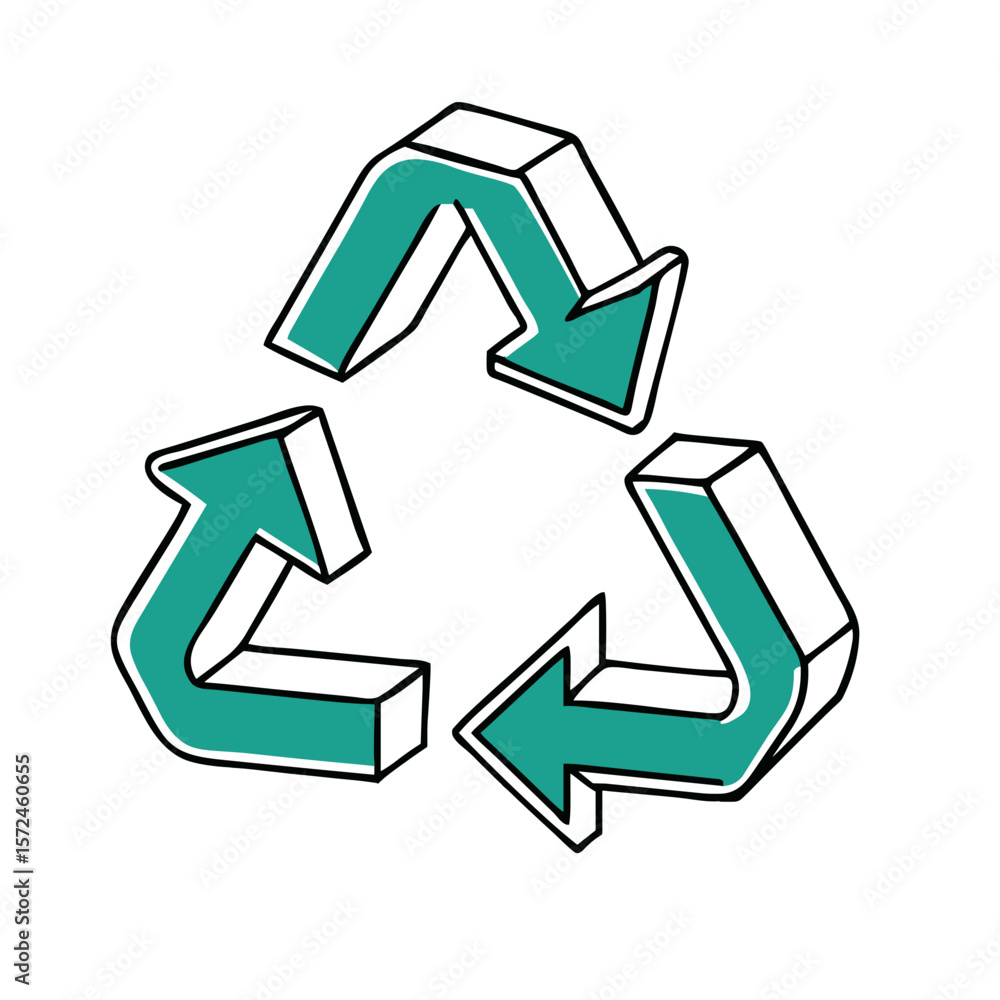 Recycle symbol icon for environmental blogs, sustainability websites, and eco-friendly campaigns Recycle symbol icon for environmental blogs, sustainability websites, and eco-friendly campaigns