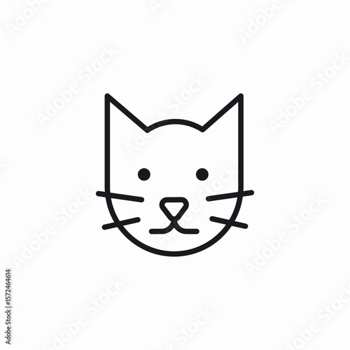 cat pet icon sign vector