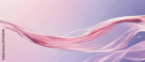 Delicate Pink Flow A soft gradient of pink and purple creates an ethereal, flowing fabric effect for a sophisticated background.