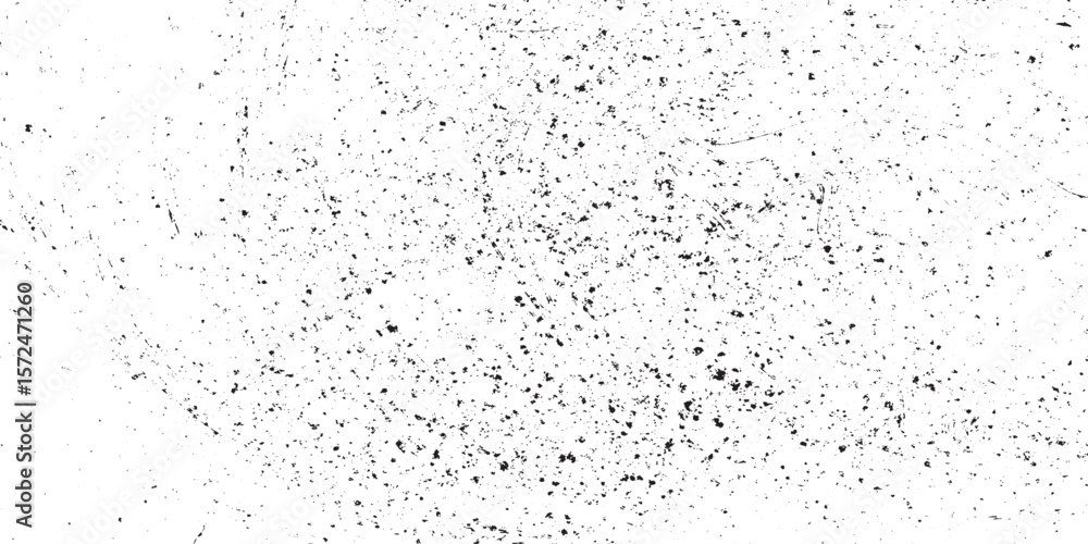Obraz premium Abstract vector noise. Small particles of debris and dust. Distressed uneven background. Grunge with fine grains isolated on white background. Vector illustration.