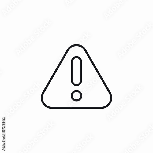 route warning icon sign vector