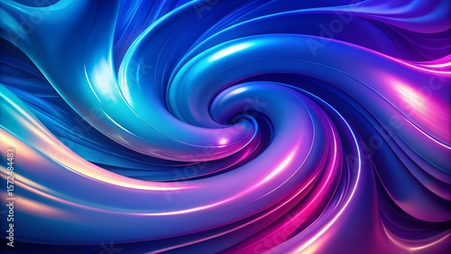Digital abstract background with swirling motion and vivid colors, ideal for modern design themes