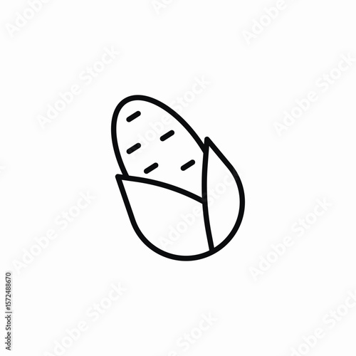 corn meal icon sign vector