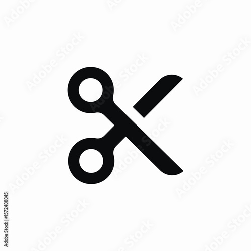 cut scissors icon sign vector