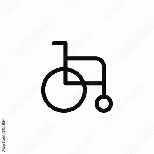 disable access icon sign vector