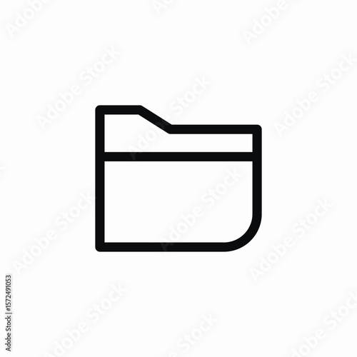 organize folder icon sign vector