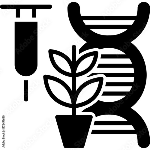 Genetic Modification glyph icon