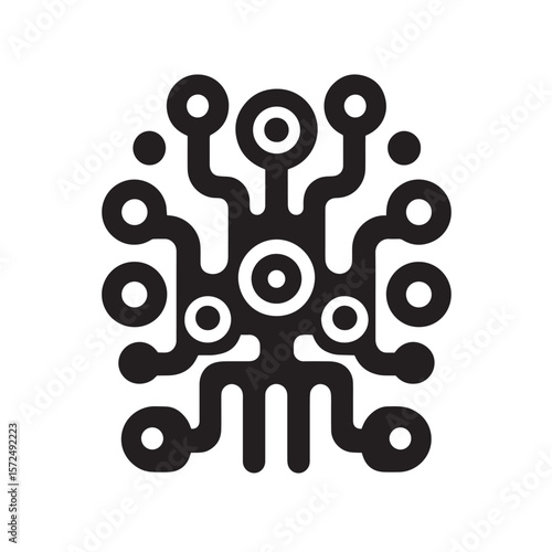 A conceptual 3D illustration of diverse business people as a black silhouette pattern, some with a question mark symbol, representing help and frequently asked questions