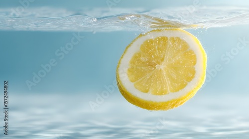 lemon in water