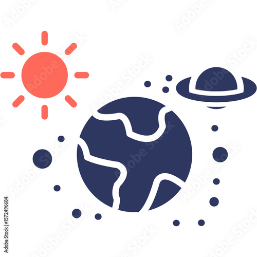 Planet glyph color icon