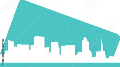 buliding invest vector monogram logo template