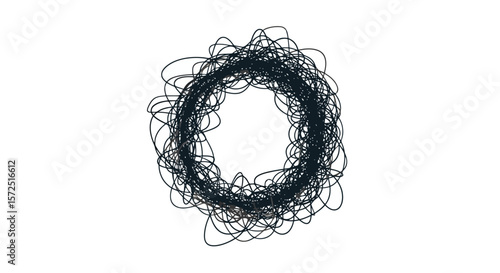 Tangled Scribble: Abstract Chaos and Complexity