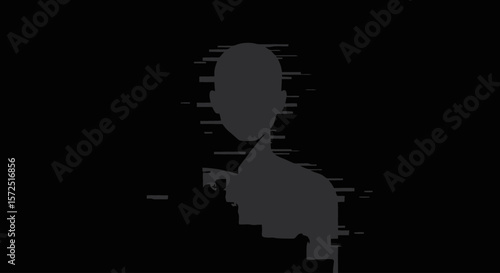 Glitching Anonymity: Abstract Representation of Identity Loss