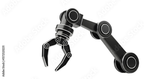 Robotic Arm Mechanical Claw and Articulated Joints - 3D Render