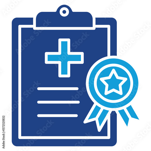 Eligibility Dual Tone Icon Element For Design