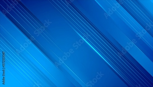 Modern sci-fi interface background with linear blue distortion and high resolution