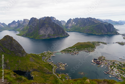 View from Reinebringen in Norway