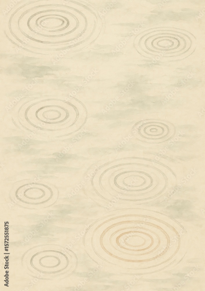Fototapeta premium Serene abstract water ripples.