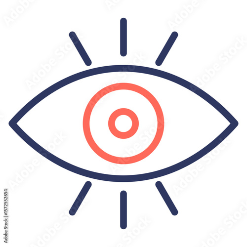 Awareness line color icon