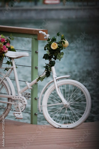 bicycle and flowers