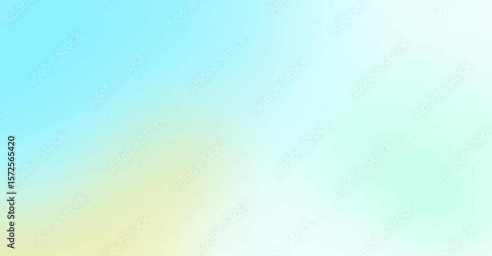 Obraz premium Pastel rainbow gradient background with soft green blue and yellow color blend abstract blur texture modern noise effect perfect for banners wallpapers templates and creative design projects