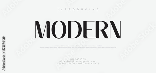 Abstract modern luxury font alphabet logo. Typography sport, simple, technology, fashion, digital, future creative logo font. vector illustration