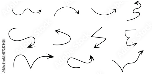 arrow,flow,black modern flat vector for directional movement design vector graphic for presentation