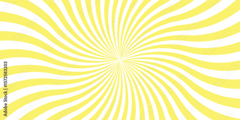Obraz premium Abstract Sunburst Design with a Yellow Color Palette for Backgrounds and Designs.Radiant Yellow Sunburst Background Design