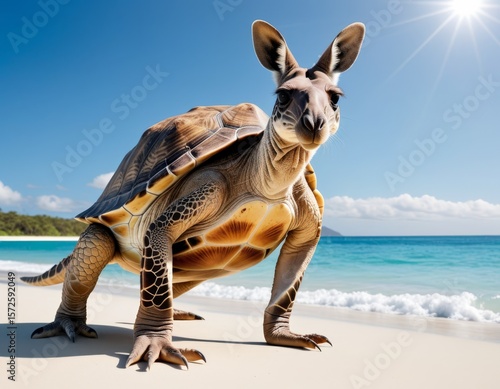 Hybrid animal between kanga...