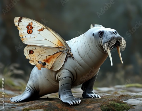 Hybrid animal between seal ...