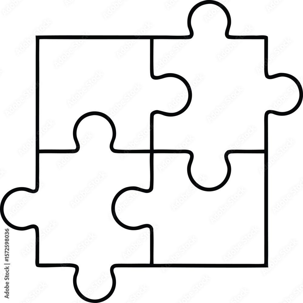jigsaw puzzle piece outline icon jigsaw puzzle piece outline icon