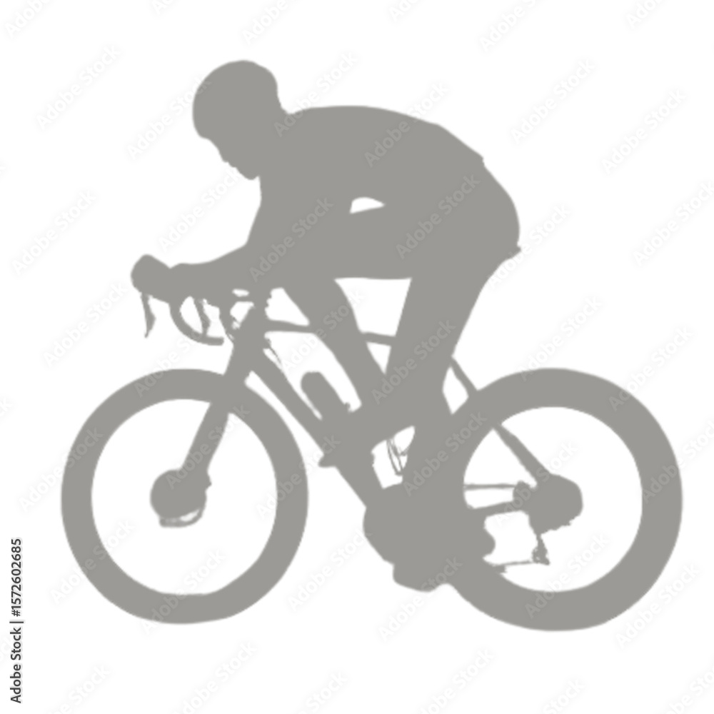 Naklejka premium silhouette of a bicycle