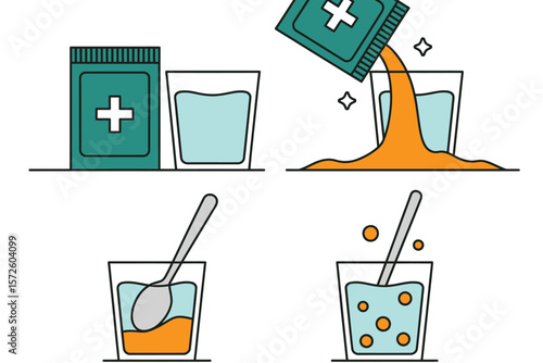  Steps for preparing a powdered drink mix