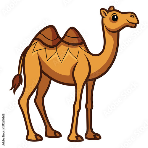 Cute Cartoon Camel
