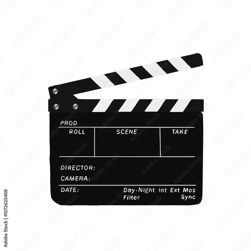 Obraz premium Movie Clapperboard