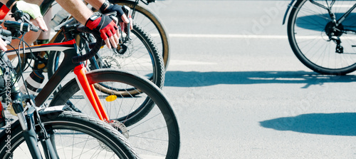 Fotografia Bicycle race on the road