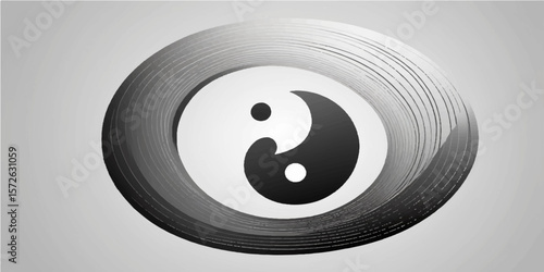 Yin Yang Harmony: A modern, artistic depiction of the Yin Yang symbol, showcasing the delicate balance between opposing forces and the interconnectedness of all things.