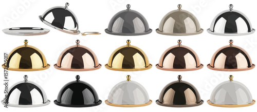 Assorted Stainless Steel Serving Covers