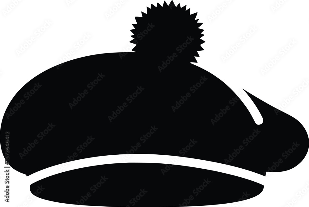 Fototapeta premium Stylish Beret Design for Creative Projects in Modern Environments