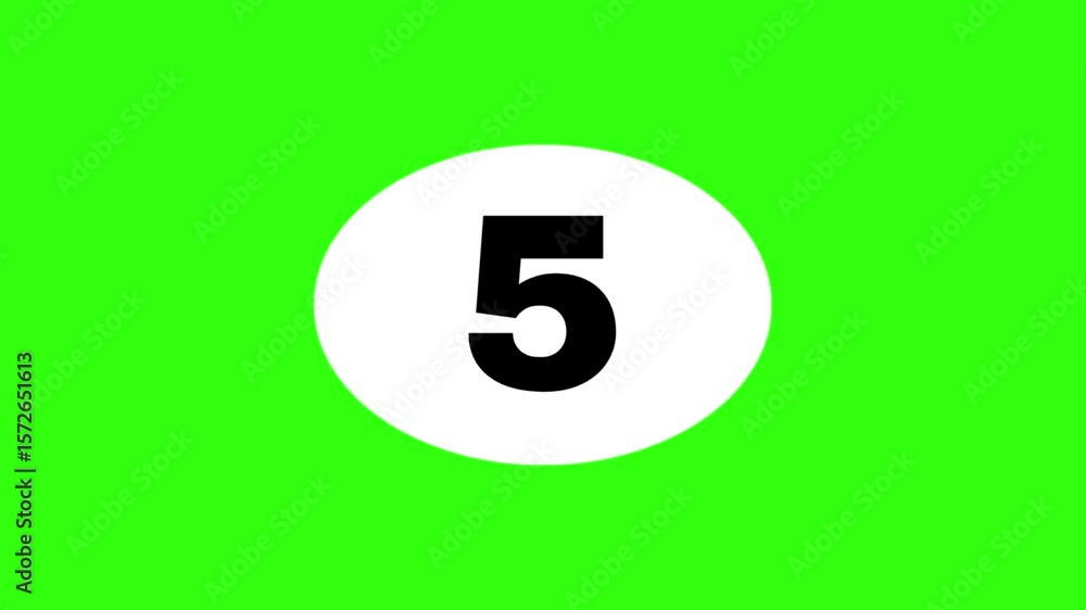 Countdown 1 t0 10 animation, timer icon, count the number, counts ...