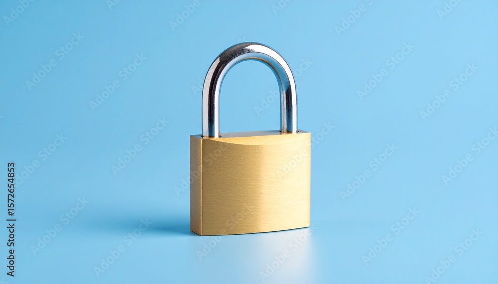 Fototapeta premium padlock and key