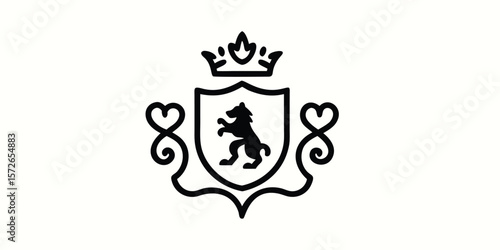 coat of arms with a crown